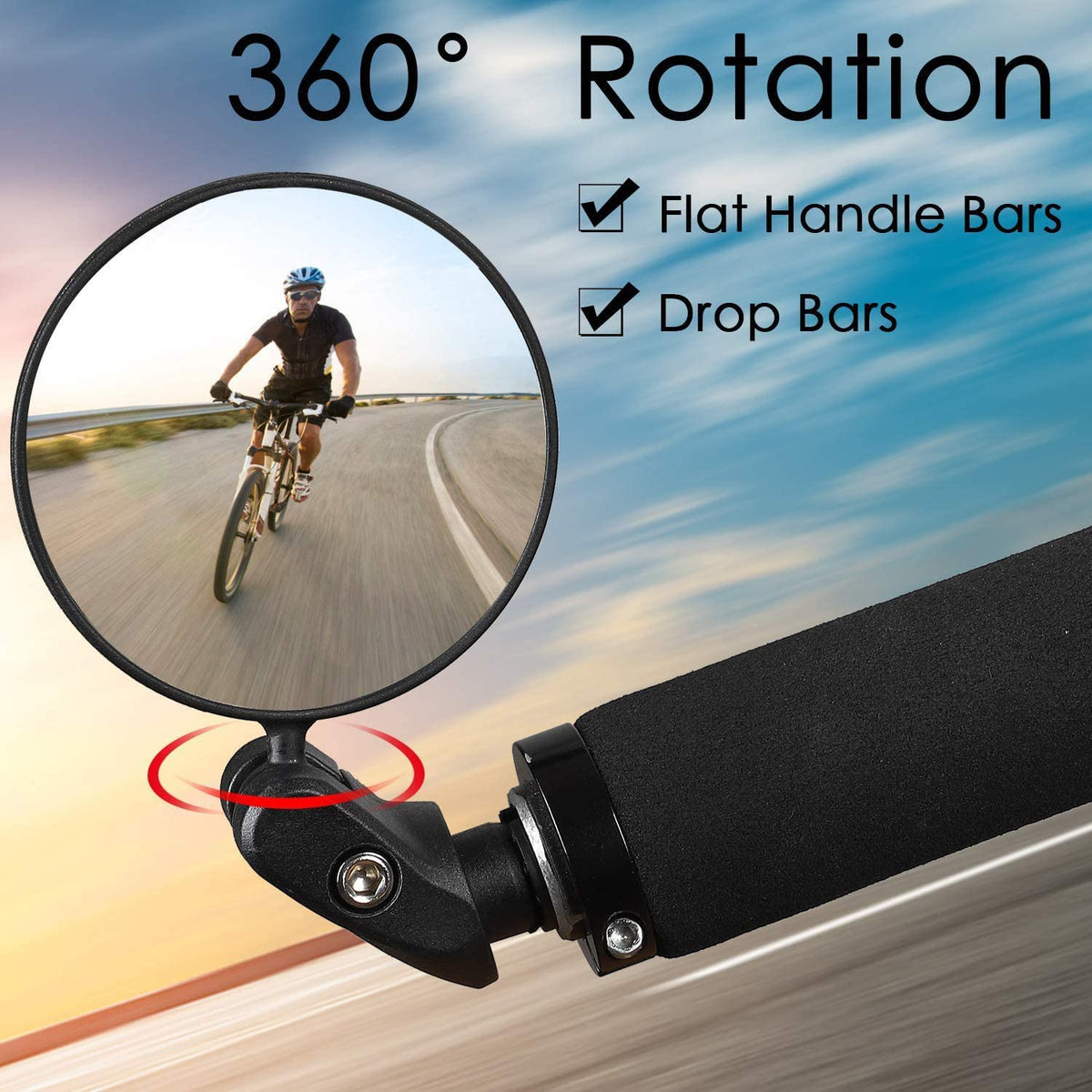 Bicycle rear mirror online